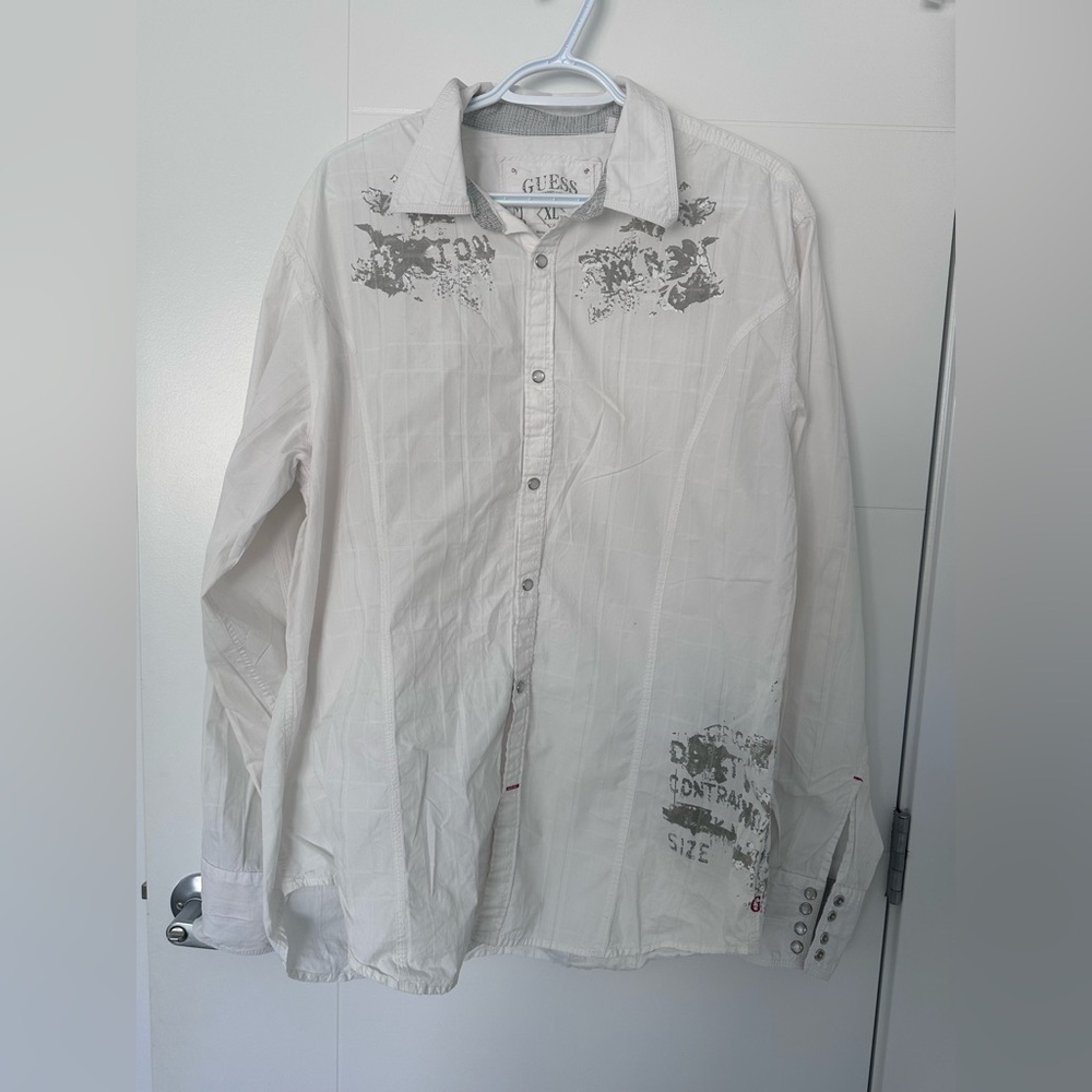 Guess Men's XL Button Down Shirt